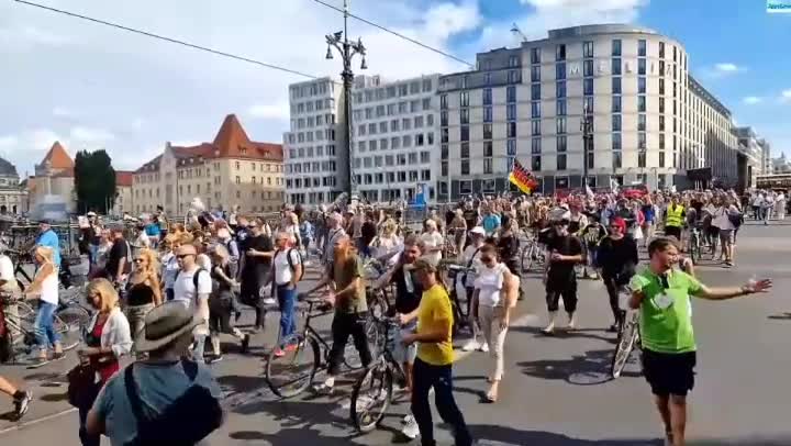 Berlin, Germany: Agenda 2030 protest (July 30, 2022)