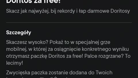 Darmowe Doritos w aplikacji żappka - poradnik krok po kroku