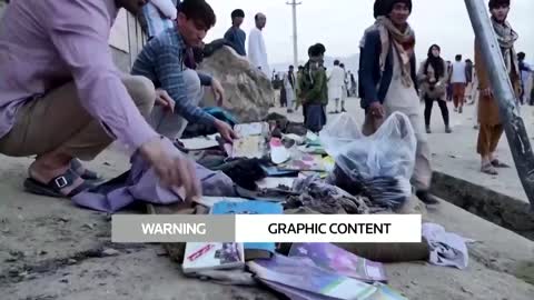 Funerals were held for the victims of a car bomb in Afghanistan