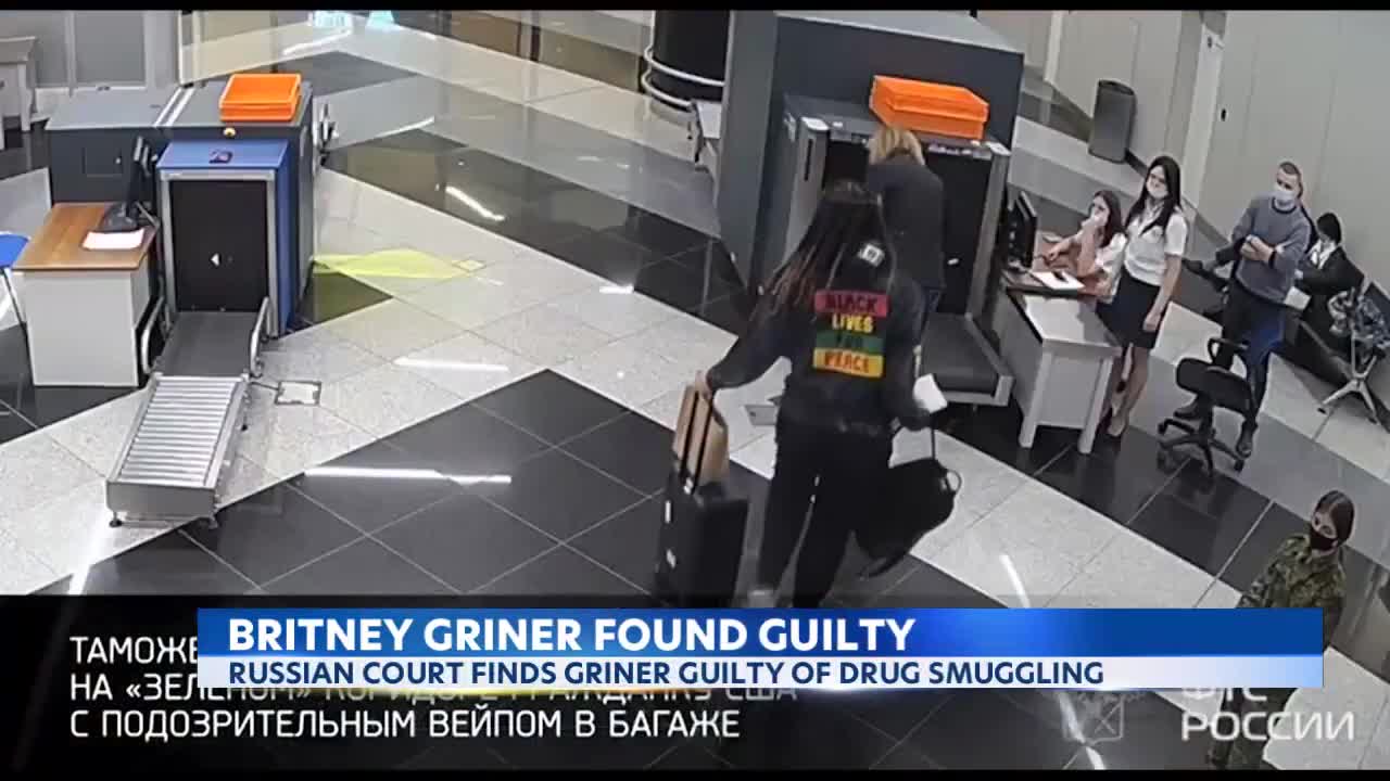 WNBA star Brittney Griner sentenced to 9 years in Russian jail for drug-smuggling