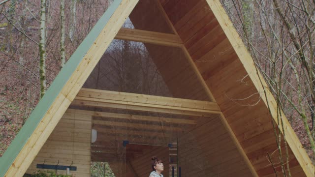 Camping with nature dream house wood house