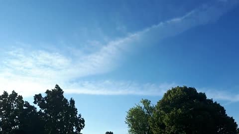 Himmel in Berlin am 2.8.2022 um 7:50 Uhr