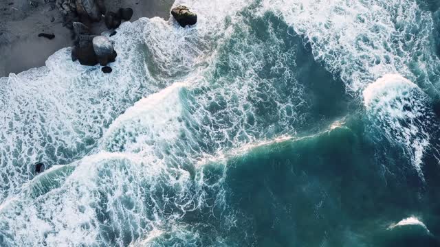 Waves and Beach