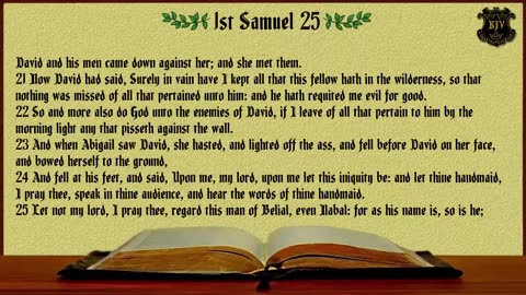 (09) - 1 Samuel (KJV) Dramatized With Words