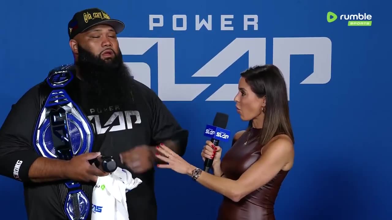 Da crazy Hawaiian PosT MatcH InteRvieW PowerSlaP Five