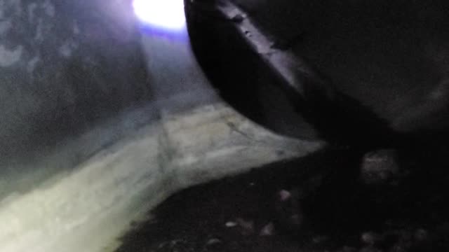 Have no idea who would be in a storm drain...
