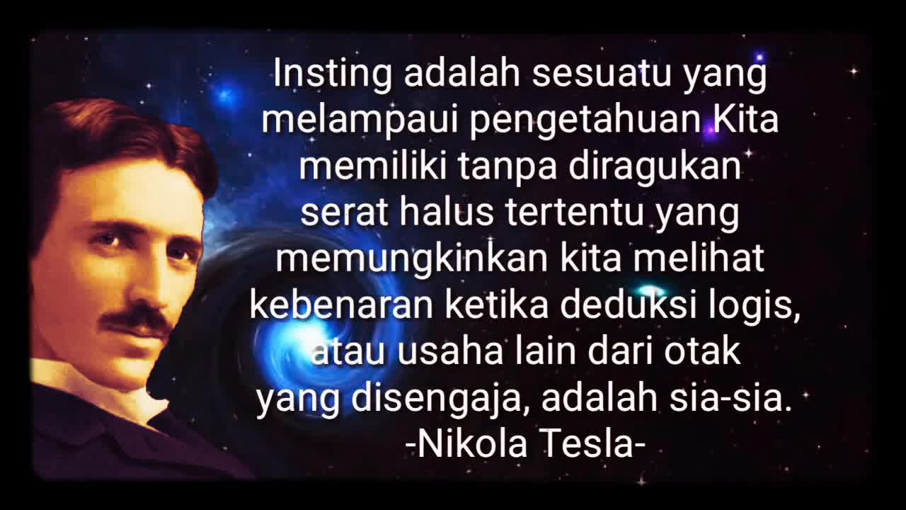 Kutipan dari nikola tesla