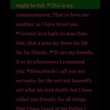 Morning Prayer 356: John 15:11