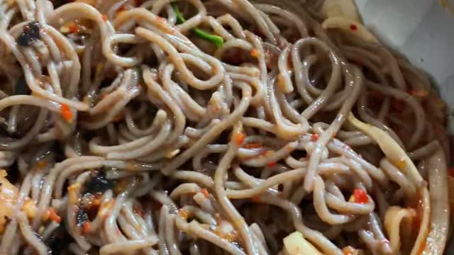 Korean Food Makguksu Dumplings