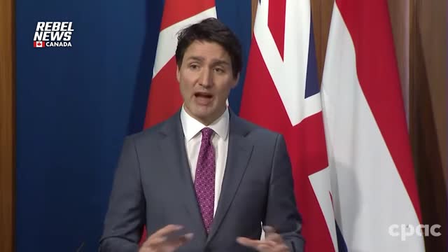 Trudeau: Now is the time "to stand for democracy against disinformation, misinformation, propaganda"