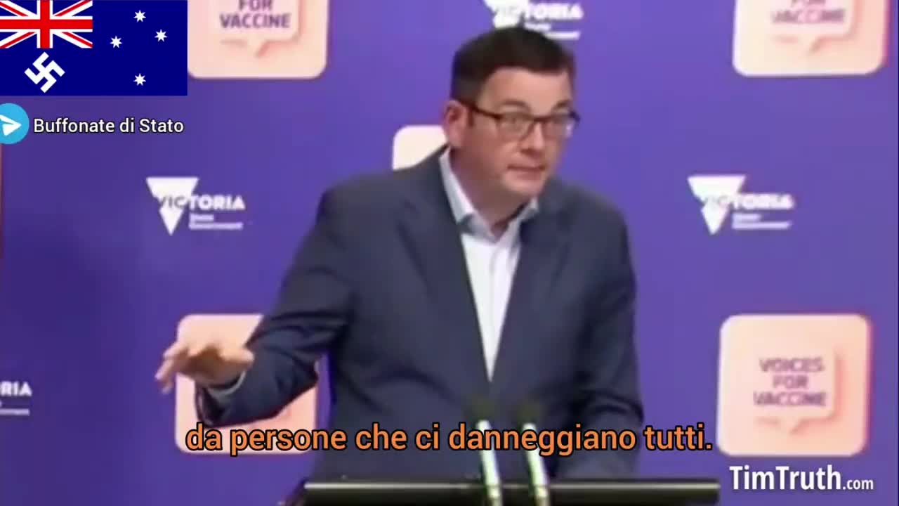 Dan Andrews in conferenza stampa senza mezze misure.