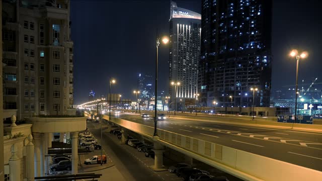 street traffic cars city night view car