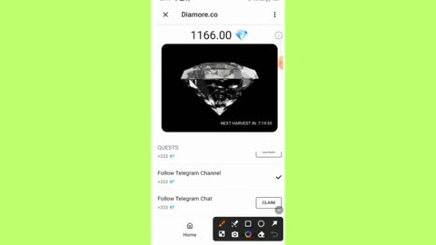 new mining bot telegram diamore.co