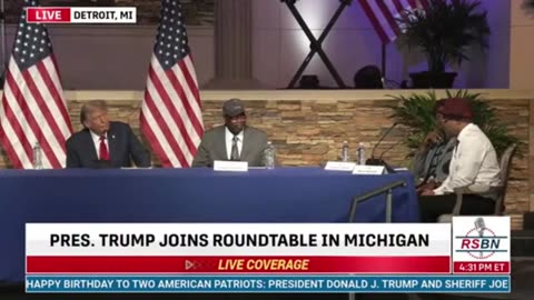 Trump Speaks at Community Roundtable in Detroit, Michigan [Full Speech]