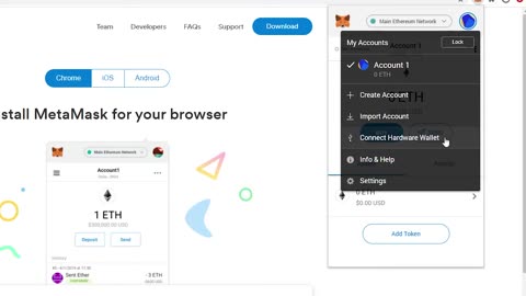 METAMASK КОШЕЛЁК УСТАНОВКА НА КОМПЬЮТЕР