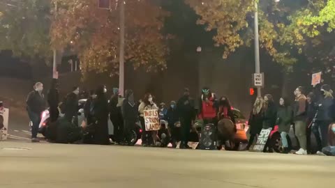 You have to be a special type of protester to appreciate this.