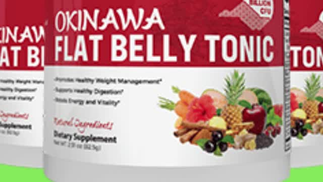 The Okinawa Flat Belly Tonic is a new one of a kind weight loss “tonic”