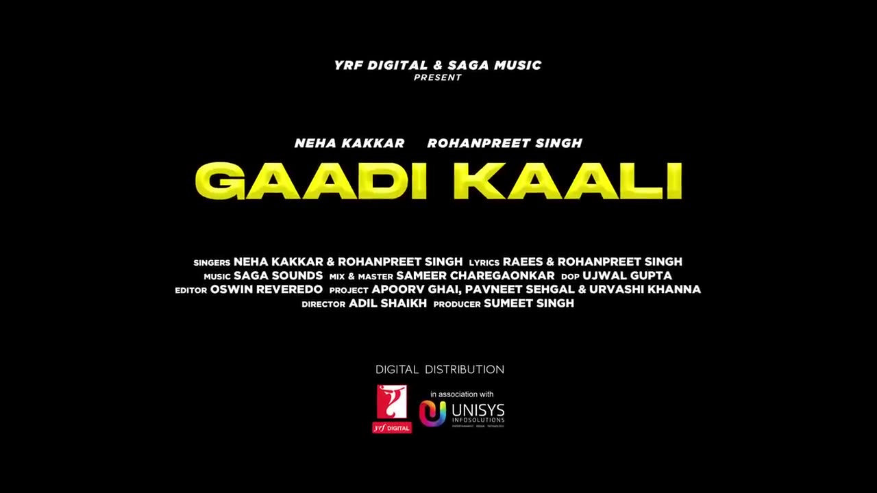 Gaadi Kaali Song | Neha Kakkar, Rohanpreet Singh | Raees