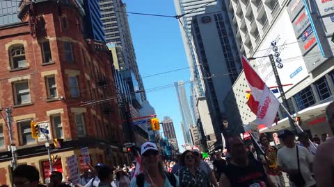 Toronto freedom march footage, May 14, 2022