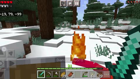 Minecraft game play survive