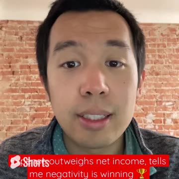 Negativity is a winner in life