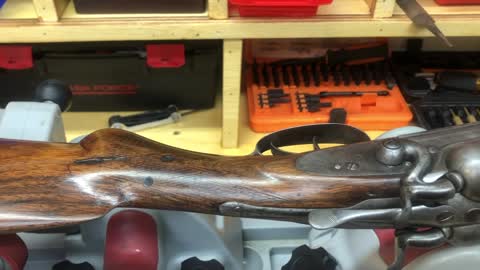 Saved it! 1871 Double Barrel Shotgun Restoration before and after.