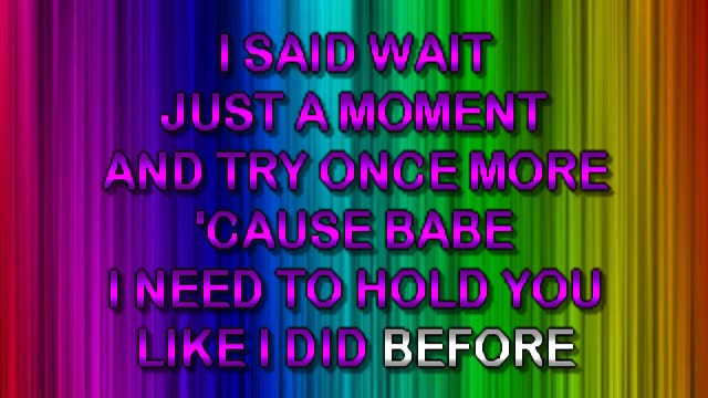 kbkaraokeking wait white lions