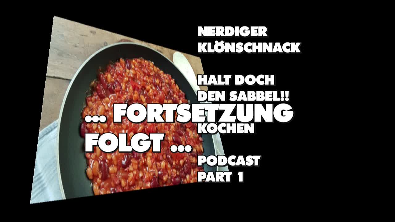 Kochen beim Nerdigen Klönschnack Podcast