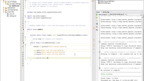 IPGraySpace: How to configure SLF4J in java app