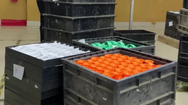the workers are working,