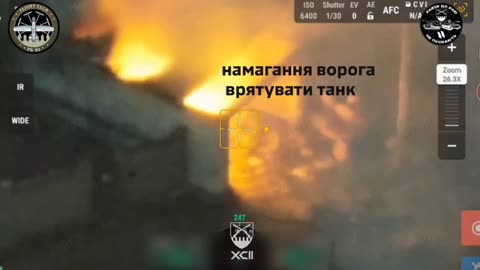 M109 155mm Heavy Gun Opens Up On Russian Tank Group