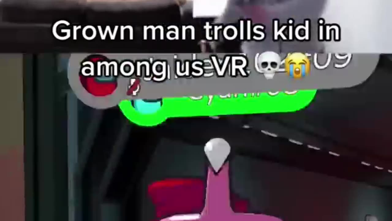 TROLLING KID IN AMONG US VR