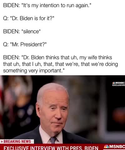 Biden Seems to Fall Asleep Mid-Interview