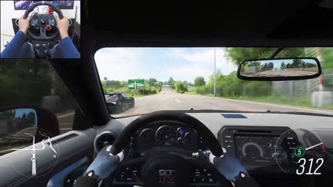 1100BHP Nissan GT-R R35 - Forza Horizon 4 | Logitech g29 gameplay