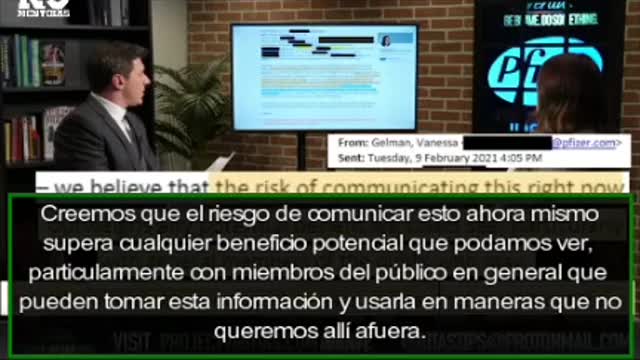 Project Veritas: Extra. La trabajadora de PFIZER sale corriendo ante la cámara.