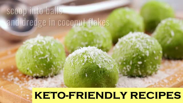 Keto Coconut Matcha Fat Bombs