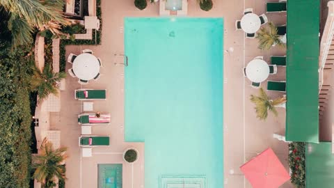 Stop Motion Video Of A Person Swimming In The Pool