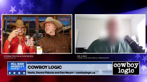 Cowboy Logic Moment: Don drinks Ivermectin on the air!