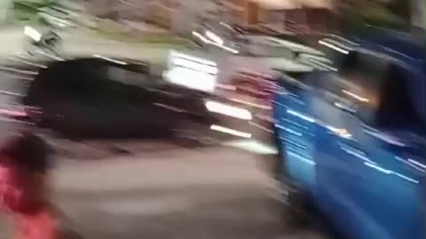 Accidente camioneta en la Puerta del Sol