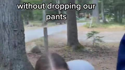 We're addicted to peeing without dropping our pants