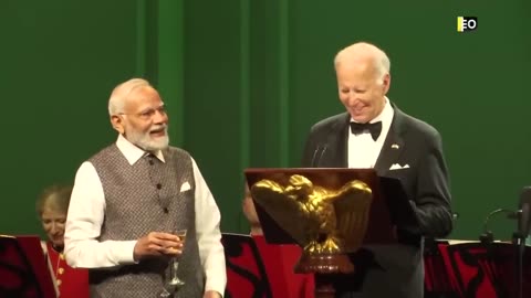 PM Modi laughs as Joe Biden raises ‘no alcohol’ toast at state dinner | PM Modi US Visit