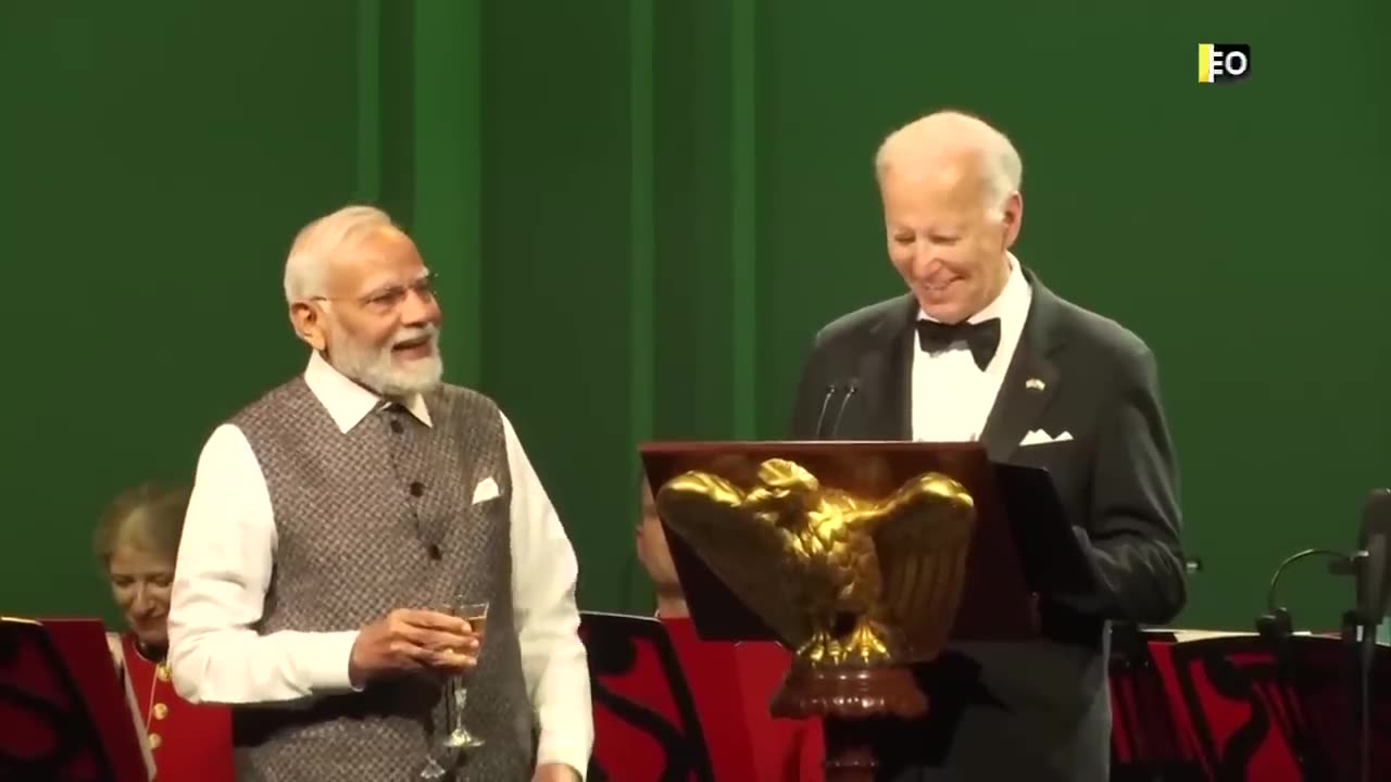 PM Modi laughs as Joe Biden raises ‘no alcohol’ toast at state dinner | PM Modi US Visit