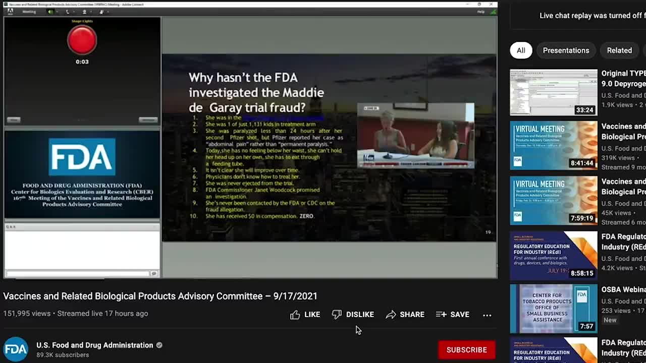 Steve Kirsch Speaks to FDA Vaccine Advisory Committee with Bombshell Data