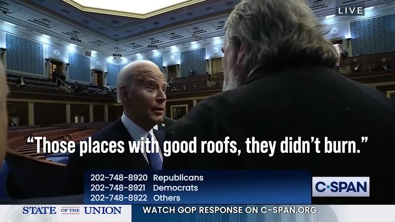 What Did Biden Mean By 'Good Roofs Didn't Burn?'