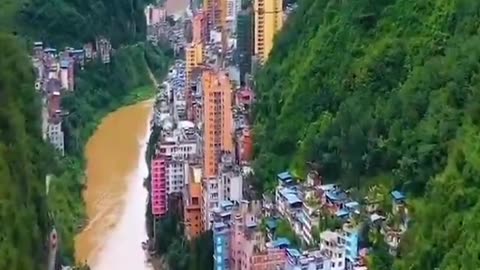 A strange city in China