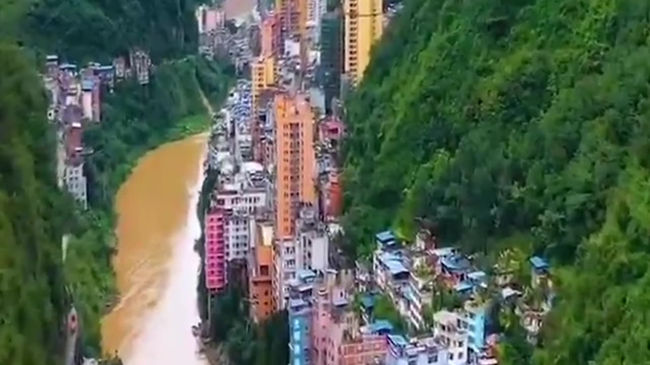 A strange city in China