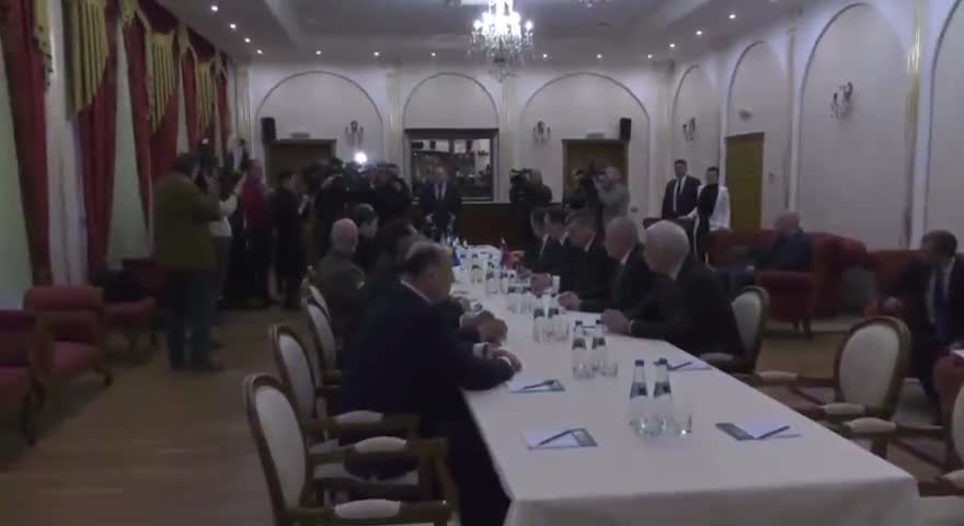 Russia-Ukraine negotiations have commenced at the Belarus border.