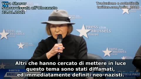 Vera Sharav 1: "Sono qui per trattare quel tema che ad altri non è concesso