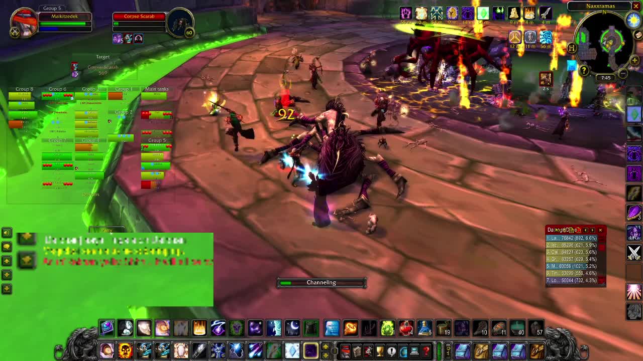 World of Warcraft Classic Shadow Priest Running Naxx for the first time