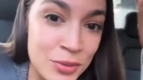 AOC on pretending to be handcuffed!!